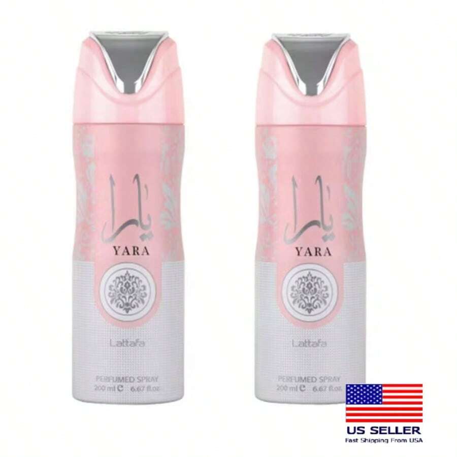 Spray desodorante Lattafa - YARA 200ml 2 Piezas - Múltiples aromas - Ver 1