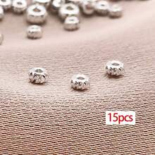 15pcs 18k Gold Plated Spacer Beads Gold Disc Beads Flat Spacers Metal Loose Bead Craft Bead For Bracelets Necklace Jewellery Making DIY Crafts 3/4/5mm - Multicolor - View 15