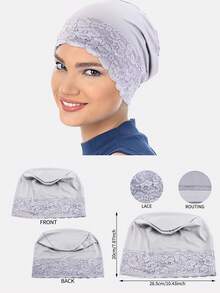 1pc/2pcs Women's Criss-Cross Elastic Beanie Hat, Underhat, Suitable For Daily Use - Multicolor - View 9