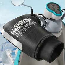 2 chiếc bọc tay lái xe máy điện, giữ ấm mùa đông, chống thấm nước, chống gió, có lớp đệm cho tay lái xe máy. - A - Xem 10