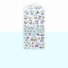 1pc 2026 New Japanese Anime Cartoon Peripheral Laser Stickers, Cute Cats, Dogs, Rabbits And Other Animal Laser Edge Stickers With High Beauty And Cuteness, Dopamine Girl Heart Cute And Interesting Stickers, Face Changing Stickers, High Beauty And New Cute And Interesting DIY Stickers - Multicolor - View 13