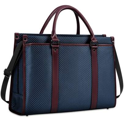 NEWHEY Business Bag For Men, Job Hunting Briefcase, Self-Standing Travel Bag, 2-Way A4 Compatible, Suitable For Entry Ceremony, Water-Resistant Laptop Bag, Large Capacity, For School, Work, Business Trip, Job Welcome Gift