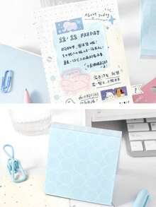 简约时尚的便利贴，包含波点、星星、马赛克、格子等元素，适合学生和上班族使用，每本100张，可用于装饰日记本和计划本。 - 彩色 - 查看 4