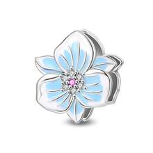 1 Silver-Plated Lily Of The Valley Safety Clasp, Lily Of The Valley Safety Chain, Classic Lily Of The Valley Harp Pendant, Lily Of The Valley Cat Pendant, Fresh Lily Of The Valley Charm, Blue Lotus Beads, Moon Lotus Beads, Suitable For Original Snake Chain Bracelets, Necklaces, Bracelet Beading, DIY Jewelry Making, Luxury BFF Gifts - Multicolor - View 18