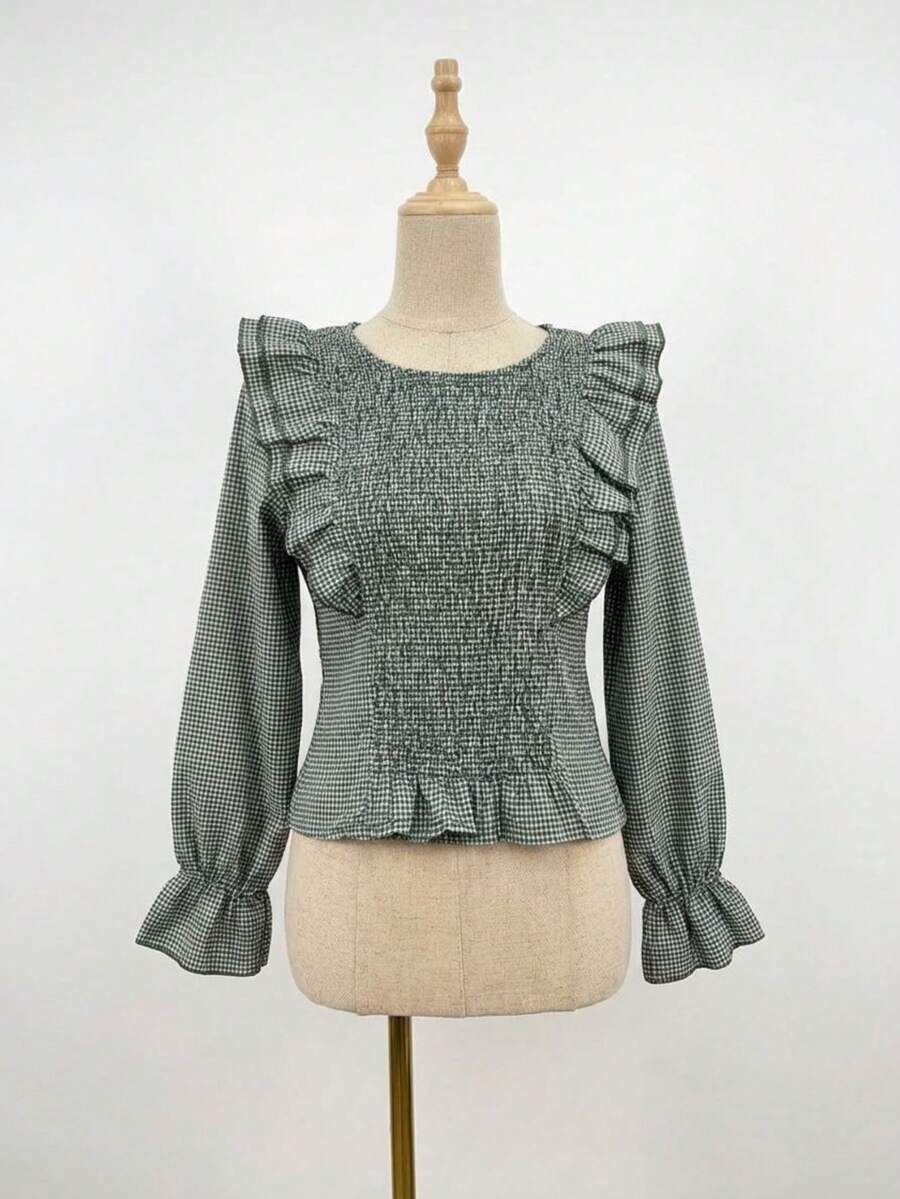 Women Tops - Army Green - View 1