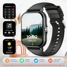 新款学生智能手表，具有通话、音乐、健身追踪、天气显示和游戏功能 - 彩色 - 查看 2