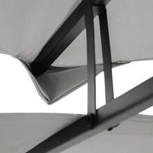 Replacement Roof For 3 X 4 M Garden Pavilion, Made Of Light Grey Polyester, Weather-Resistant And Durable. - Grey - View 7