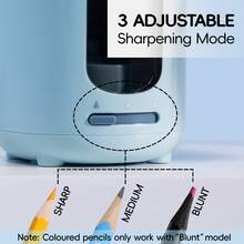 Deli Electric Pencil Sharpener, Automatic Pencil Sharpeners For No.2 Pencils Colored Pencils, Battery Operated Pencil Sharpener, Blue,Pink - Pink - View 8
