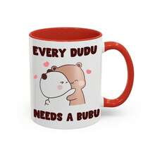 11oz Ceramic Mug With Cute Hugging Bears Design - Adorable Bear Hug Coffee Cup With Heart Shape - Cute Panda And Pet Design - Fun Gift For Boyfriend, Girlfriend Or Best Friend - Dishwasher And Microwave - Multicolor - View 12