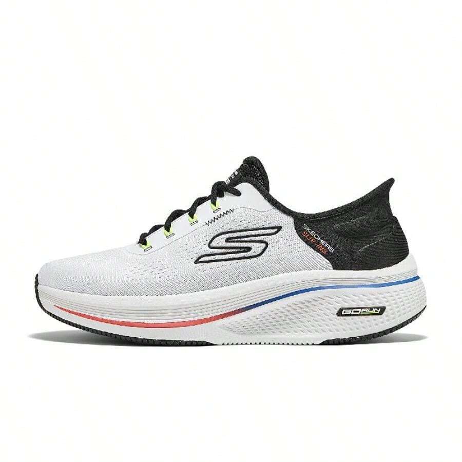 Skechers Tênis de Corrida Go Run Elevate 2.0 para Homens, Sapatos Esportivos Casuais Leves e Confortáveis para Uso Externo, 220853-WMLT - branco/multicolorido - Visão 1