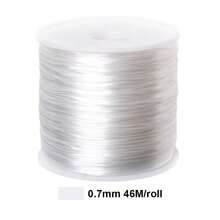 Elastic String Cord - 0.7mm Thick & Small Diameter Stretchable Thread, 50M, Suitable For DIY Jewelry Making, Beading, Bracelets, Necklace, Party Balloons & Crafts, For Beads & Cord Decorations - Elastic Cord - View 15