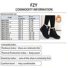 2026 Winter New Women's Snow Boots, PU Sole, Thin Sole, Non-Slip, Warm, Comfortable Women's Casual Sports Shoes, Cold-Proof And Warm Lining Thin-Soled Women's Mid-Calf Boots, Valentine's Day Style Gentle Flat Shoes, Soft-Soled Shoes, Plush Fashionable And Versatile Style, Suitable For Valentine's Day Dates, Work Commutes - Women's Knee-High Boots. Winter Wedding Fashion Shoes, Beach-Toned Casual Shoes. - Black - View 4