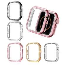 5pcs Rhinestone Shock-Proof PC Hollow Watch Case, Compatible With Apple Watch Ultra/SE/11/10/9/8/7/6/5/4/3/2/1 Series, Fits 38/40/41/42/44/45/46/49mm, Smart Watch Accessories - 5 Colors - View 11