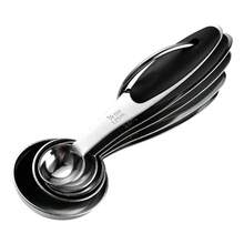 10pcs Silicone Handle Stainless Steel Measuring Cup Set, Kitchen Baking Tools, Includes Coffee Scoop, Spice Scoop, Liquid Measuring Tools, Flour Measuring Tools, Baking Accessories - Multicolor - View 2