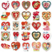 50张情人节贴纸，可爱卡通粉色贴纸，大包装，防水乙烯基贴纸，适用于水瓶、笔记本电脑、手机、滑板、自行车、行李箱、吉他等，情人节礼物和装饰品 - Y - 查看 3