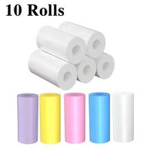 Instant Photo Refill Paper, Color Thermal Photo Paper Rolls, 10/20 Roll Packs Of Instant Photo Refill Paper, Compatible With Most Instant Printing Cameras. - Color - View 7