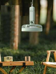 Desk Mini Fan, Super Long Battery Life, Oscillating, USB Rechargeable, Small Fan For Office, Desktop, Wall-Mounted, Home Use, Quiet, High Wind, Portable Tabletop Fan - Multicolor - View 7