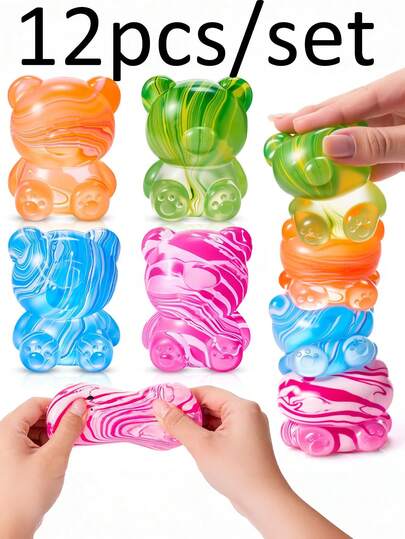 Bộ 12 gấu pha lê lấp lánh, mềm mại và êm ái, đồ chơi giảm căng thẳng dính, đồ chơi dễ thương, đồ chơi bóp mềm Taba, đồ chơi bóp mềm cầm tay khi đi du lịch, màu xanh dương, màu hồng, hoàn hảo cho mọi lứa tuổi, người tự kỷ, nhân viên văn phòng, học sinh, quà tặng ngày lễ lý tưởng, quà tặng nhỏ dễ thương vui nhộn, đồ chơi phù hợp cho bé trai và bé gái, vui nhộn, trò chơi trẻ em, đồ chơi trẻ em, trò chơi cho bé trai, trò chơi cho bé gái, trò chơi thiếu nhi, quà tặng lễ Phục sinh, đồ nhét túi quà dự tiệc, đồ nhét tất Giáng sinh, đồ chơi giảm căng thẳng, quà tặng tiệc trẻ em.