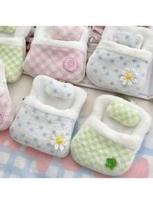 1个可爱森林仙子四叶草睡袋，高品质迷你娃娃睡袋毛绒玩具 - 浪漫情侣游戏、猫咪礼物、男女游戏、互动游戏、派对游戏、生日礼物、节日礼物、完美礼物 - 多色隨機 - 查看 1