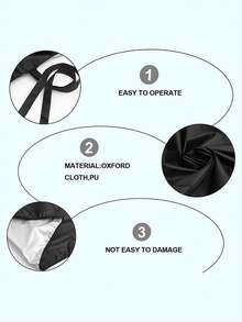 1Pc 27.5*47.2In Waterproof Car Trunk Mat, Durable Polyester Stain Resistant Foldable Liner, Universal Fit Most Vehicles Sedans SUVs Trucks, Easy Install Clean Interior Cargo Protection Mat - Trunk Mat - View 4