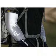 Mangas de Protección Solar UV ANT MT-9355 para Hombre - Par de Mangas Deportivas Transpirables y Refrescantes para Cicli - Gris - Ver 3