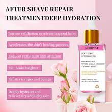 Aceite para el cuidado posterior al afeitado para mujeres, que deja la piel suave como la seda y refinada. Este aceite ligero para después del afeitado previene los pelos encarnados y la sequedad. - rosa - Ver 9