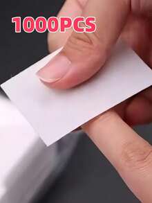 1000pcs/2000PCS/3000PCS Gel Nail Polish Remover Pads,White/Pink/Green Gel Polish Cleaner Manicure Nail Remover Pads,Lint-Free Wipes Cleaner Paper Pad Nail Glue Wipes For Women Girls Multifunctional Cleaning Pads - White - View 10