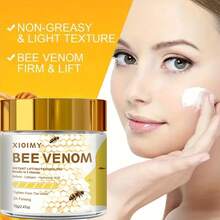 Xioimy Kem nâng cơ tức thì Bee 70g, làm săn chắc gấp ba lần, hiệu quả cao trong việc làm mịn, dưỡng ẩm và se khít da mặt, tăng cường độ rạng rỡ cho da, phù hợp với mọi loại da, chăm sóc da mặt. - trắng - Xem 3