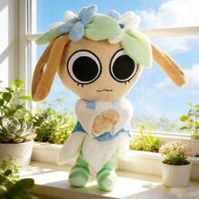 2026 New Dandy's World Designer Collaboration Plush Doll - Artistic Collection Level Doll Set, Christmas Party Decoration/Thanksgiving Warm Gift, High Quality Suede Material With Abstract Design,  Youth Social Sharing Item - Màu xanh chanh - Xem 2