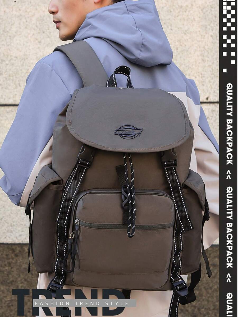 2025新款多功能男士背包，大容量经典休闲包，男女通用情侣户外徒步背包 - 彩色 - 查看 1