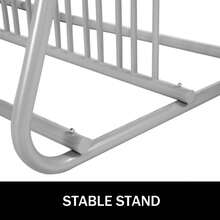 10 Holders Floor Bike Rack, 1.5m Length All-Steel Grid Bike Rack, 10-Bike Capacity Dual-Side Storage Stand For Garages Streets Yards Bike Events - Bicycle Parking Stand (10 Bikes) - View 3