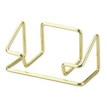 北欧风名片架 时尚防锈金属名片展示架 名片架 办公家用桌面收纳架 - 彩色 - 查看 9