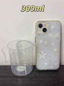 1 pieza Taza medidora de líquidos de plástico, taza medidora multiusos para hornear y cocinar, herramienta de cocina esencial - Blanco - Ver 17