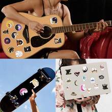 65 PCS Ramadan Stickers Deluxe Collection | High-Aesthetic Stickers | Multi-Scene Adhesive: Compatible With Computers, Laptop, Tablet, Skateboards, Luggage, Guitars, Helmets, Insulated Cups, Journal Collage, Gift Wrapping Stickers, Art & Crafts - Multicolor - View 7