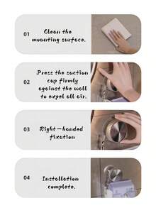 1pc Wall-Mounted Tissue Box, Facial Tissue Paper Dispenser For Bathroom, Kitchen, Hanging Tissue Box, Mask Storage For Home Use - Multicolor - View 5