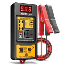 Comprobador De Batería,coche Relé Probador De Voltaje 12-24v Aneng RT01 - Negro - Ver 9
