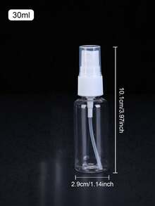 1pc/3pcs 10ml/20ml/30ml/40ml/50ml Spray Bottles, Refillable Cosmetic Perfume Bottles, Clear PET Plastic Mini Sprayer - Clear - View 22