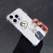 おしゃれなスマホケース  11/12/13/14/15/15pro/15 Plus/15 Promax/7plus/8plus/11pro/12pro/13pro/14pro/11promax/12promax/13promax/14promax/14plus/5 - クリア - チェックする 5