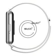 Milanese Loop Strap Compatible With Samsung Galaxy Fit 3 Band, Stainless Steel Belt Bracelet, Magnetic Galaxy Fit3 Strap Accessories For Men And Women - Galaxy Fit 3 - View 7