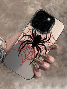 1个滴血红蝴蝶图案透明硅胶保护壳，兼容 15 Pro/15 Pro Max，优雅哑光表面，创意儿童礼物，节日礼物 - 彩色 - 查看 4