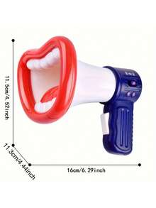 三合一多功能变声器，具备3种不同音效、带录音功能的扩音器和循环播放功能，适用于室内/室外游戏、足球、棒球、曲棍球、啦啦队、教练或安全演习。 - 彩色 - 查看 9