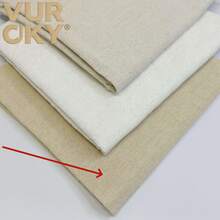 Plus Size Linen Cotton Fabric/Raw Unprocessed Pre-Cut Linen Cloth, For Clothing Crafts, Planter Decor, Tablecloths, Embroidery, Handmade Linen - Multicolor - View 17