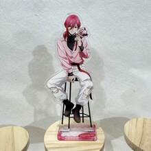 1个可爱蓝色锁形动漫钥匙扣，音乐艾萨克亚克力钥匙扣，凪动漫钥匙扣，巴基挂绳，汽车钥匙扣，崇礼书包挂件，可爱包包配件汽车用品，15厘米 - 彩色 - 查看 10