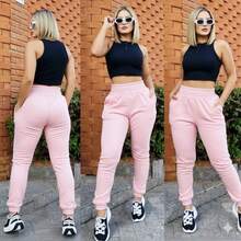 Women Sweatpants - Baby Pink - View 1
