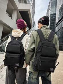 New High-Quality Large Capacity Fashionable Backpack Suitable For Various Occasions - Black - View 1