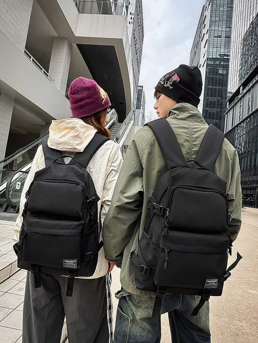 New High-Quality Large Capacity Fashionable Backpack Suitable For Various Occasions - Black - View 1