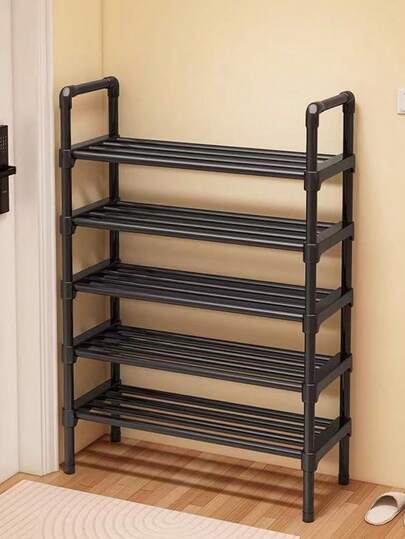 Kệ giày đơn giản, gắn cửa, dùng trong nhà, nhiều tầng, trong nhà, tủ giày lối vào ký túc xá, tiết kiệm, kệ lưu trữ đa chức năng.