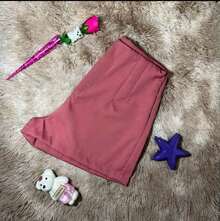 SHORSTS FEMENINO ALFATARIA SIN BOLSO SUPER CONFORTABLE SHORTS QUE CONVINA CON TUDO SIPER EN LADO IZQUIERDO - Rosê - Visão 2