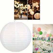 36pièces, Mix Sizes Lanternes de Papier Blanc, Lanternes de Papier Suspendues Blances Lanternes de Papier Rondes, Décoration de Mariage, Décoration de Jardin, Décoration de Cour, Décoration de Restaurant, Arrangement d'Atmosphère, Décoration de Noël, Décoration de Vacances, Fournitures de Décoration de Fête - Weiß - Übersicht 5