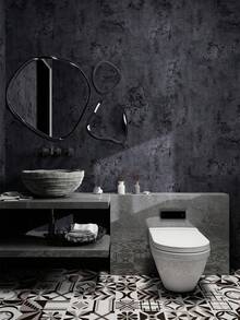 1 Cuộn Giấy Dán Tường Xi Măng Tự Dính Dày Màu Đen & Xám, Giấy Dán Tường Xi Măng Giả Xám 3D, Giấy Dán Tường Vinyl Có Thể Tháo Rời, Giấy Dán Tường Hoa Văn, Giấy Dán Tường Phong Cách Retro, Giấy Dán Trang Trí Phòng, Giấy Dán Tường Phòng Tắm, Nhãn Dán Vinyl, Thích Hợp Cho Phòng Ngủ, Phòng Tắm Tự Làm Cải Tạo Và Ốp Gạch. Giấy Dán Tường PVC Chống Thấm Nước, Có Thể Dùng Để Trang Trí Phòng, Quà Tặng Sinh Nhật, Quà Tặng Tốt Nghiệp, Thích Hợp Cho Người Thuê Nhà (Chiều Rộng: 15.7 Inch) - Nhiều màu - Xem 13